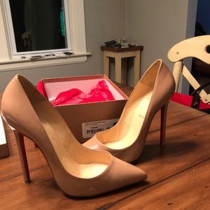 Authentic Christian Louboutin Pigalle 120 Patent